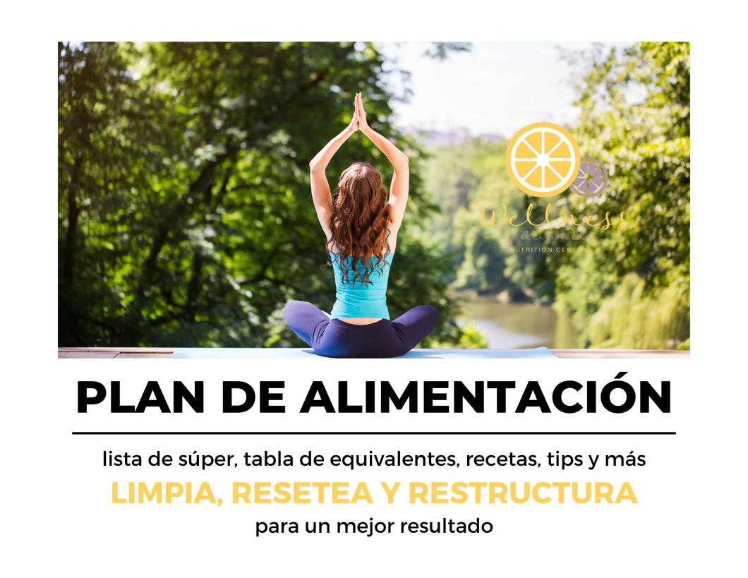 Plan de Alimentación: Limpia, resetea y reestructura