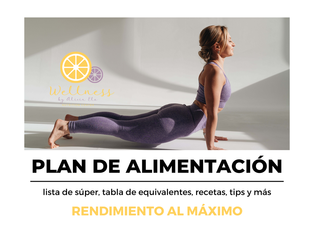 Plan de Alimentación: Rendimiento al Máximo