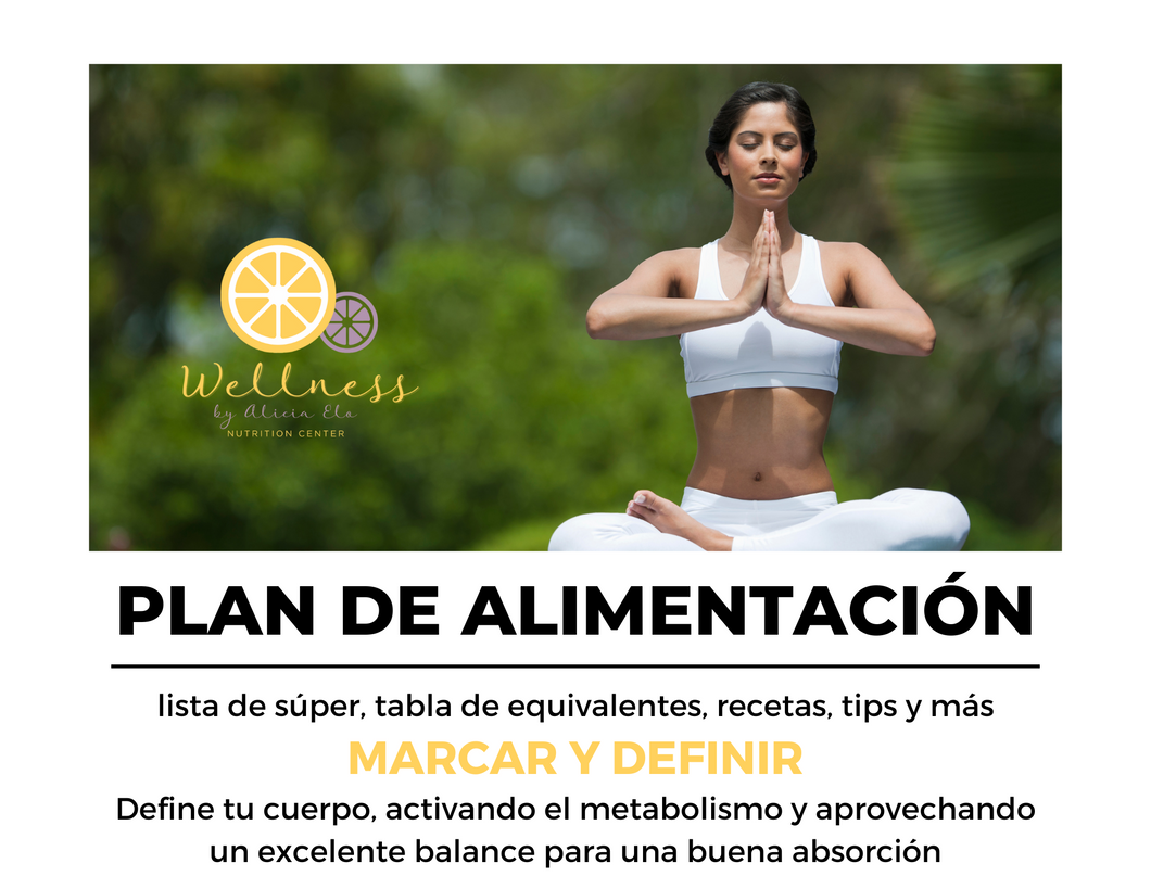 Plan de Alimentación: Marcar y Definir
